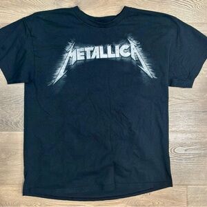 Metallica Spiked 2013 Double Sided Mens Black TShirt Medium/LG